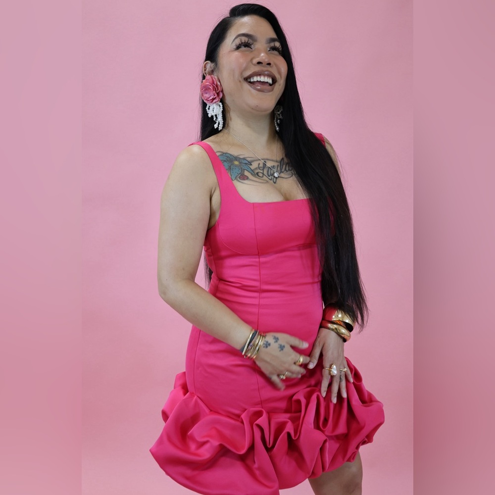 Ruffle Mini Dress